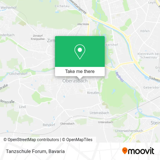 Tanzschule Forum map