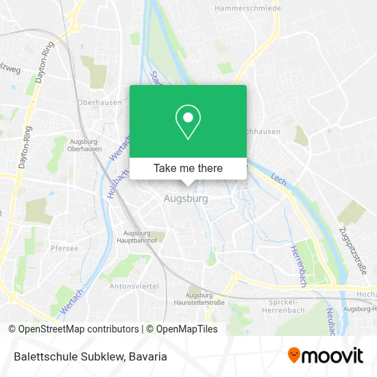 Balettschule Subklew map