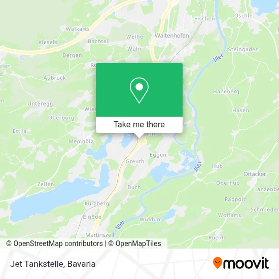 Jet Tankstelle map