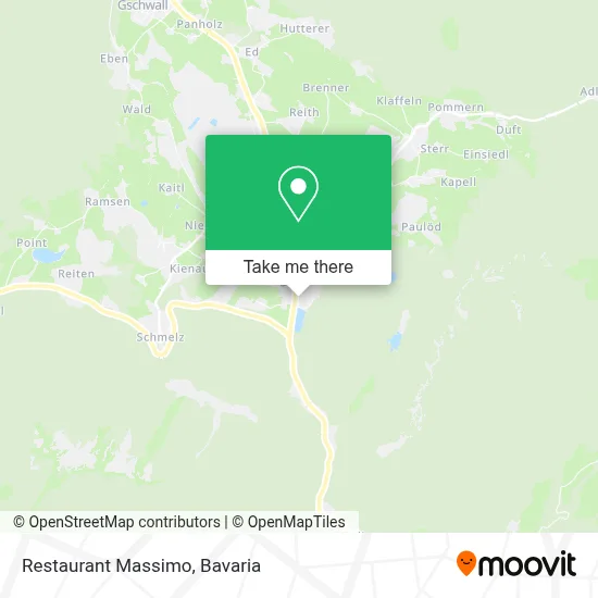 Restaurant Massimo map