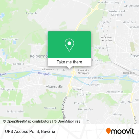 Ups Access Point map