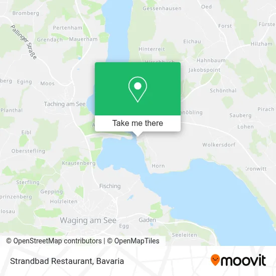 Strandbad Restaurant map