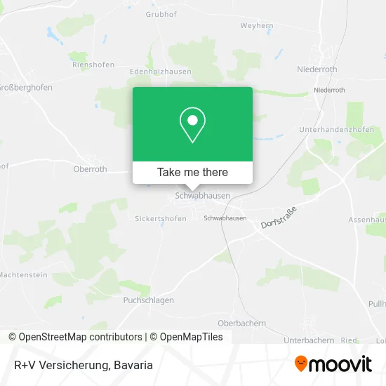R+V Versicherung map