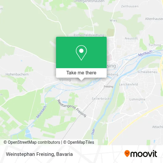 Weinstephan Freising map