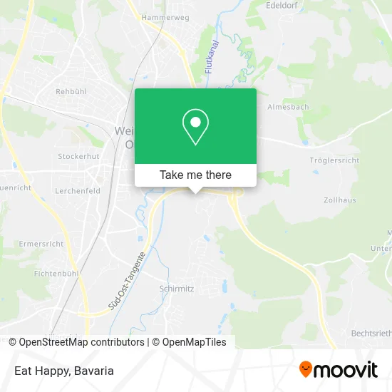 Eat Happy map