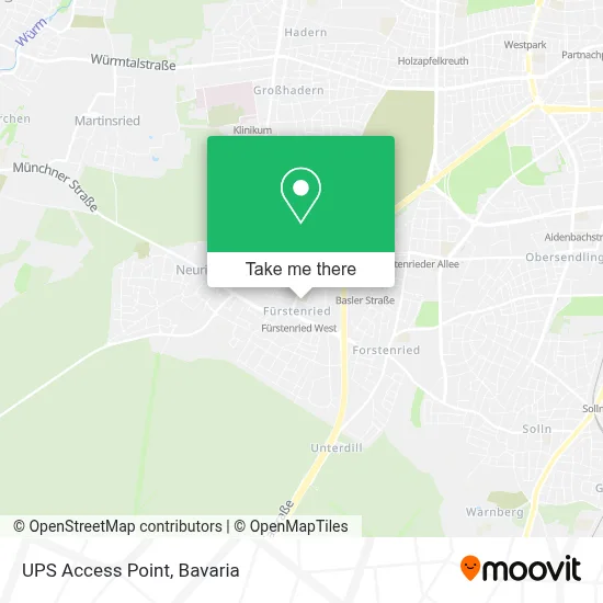 Ups Access Point map