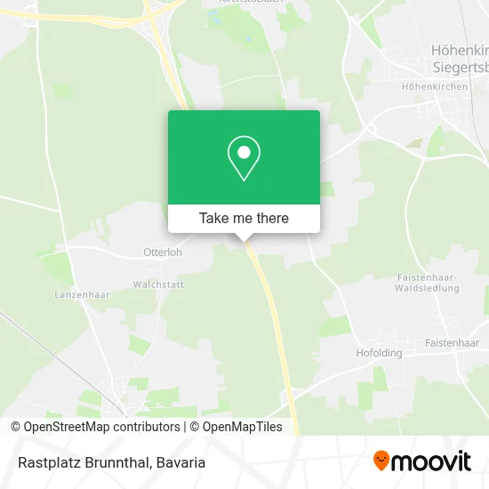 Rastplatz Brunnthal map