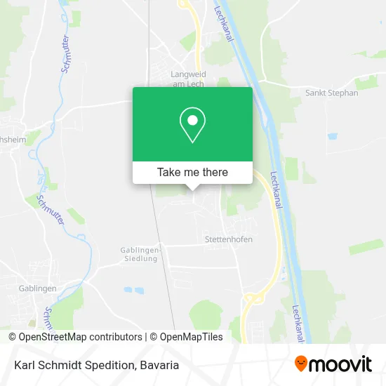 Karl Schmidt Spedition map