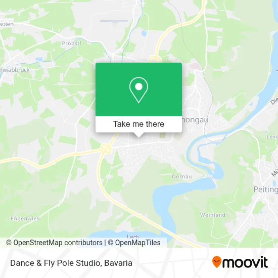 Dance & Fly Pole Studio map