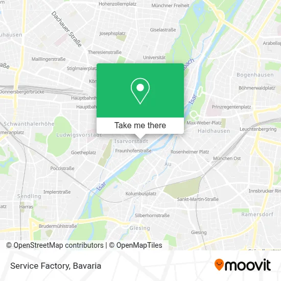 Service Factory map