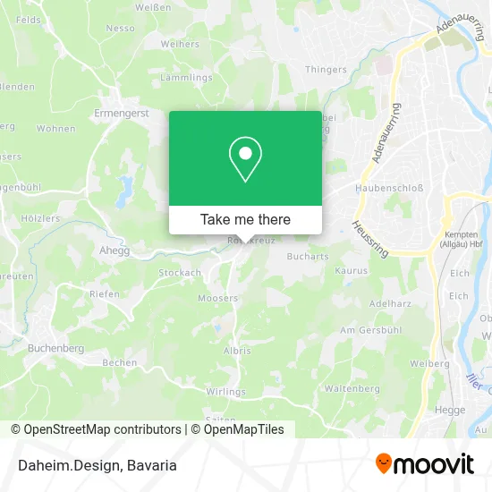 Daheim.Design map
