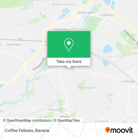 Coffee Fellows map