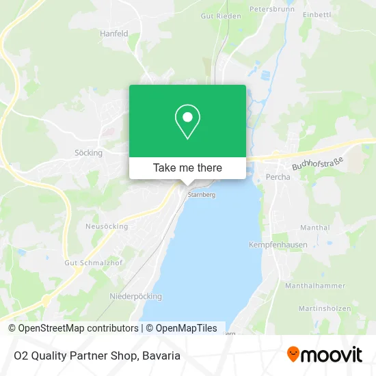 O2 Quality Partner Shop map