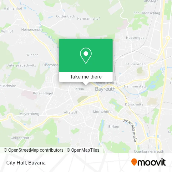 Rathaus map