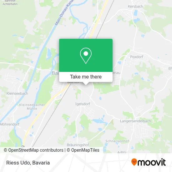 Riess Udo map