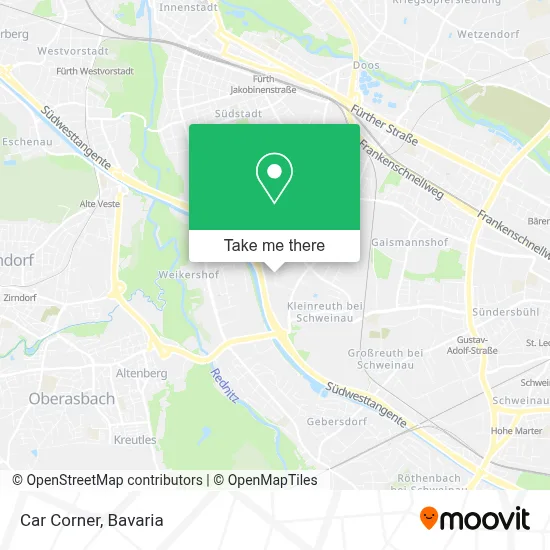 Car Corner map