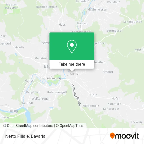 Netto Filiale map