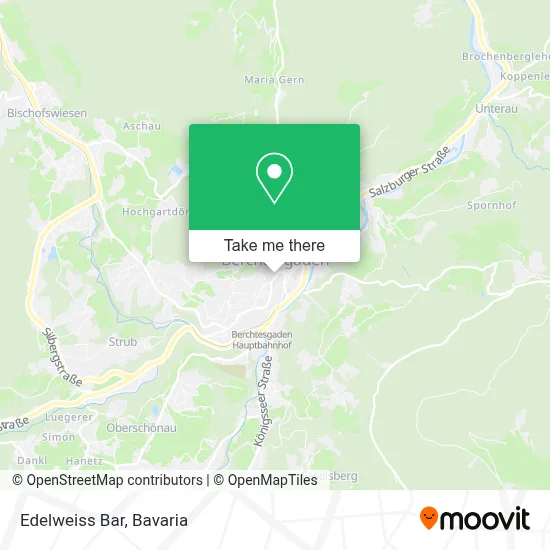 Edelweiss Bar map