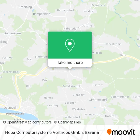 Neba Computersysteme Vertriebs Gmbh map