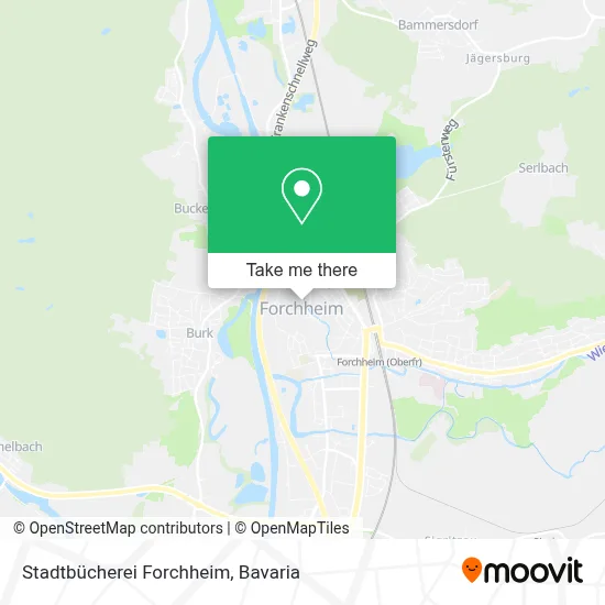Stadtbücherei Forchheim map