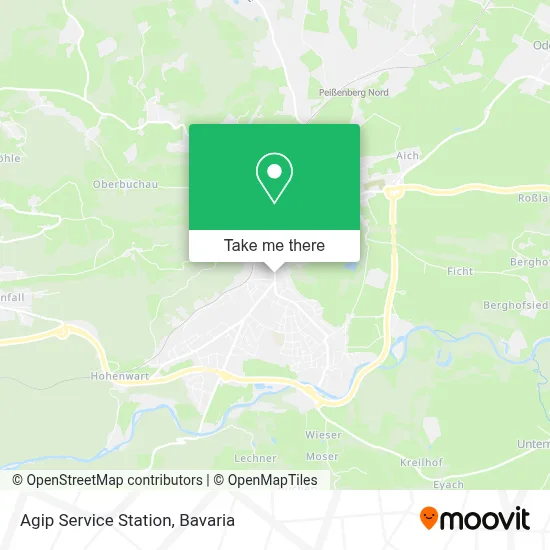 Agip Service Station map