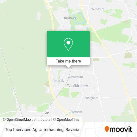 Top Itservices Ag Unterhaching map