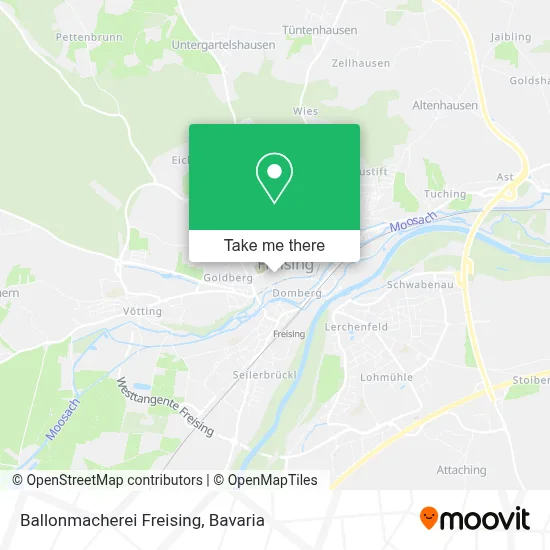 Ballonmacherei Freising map