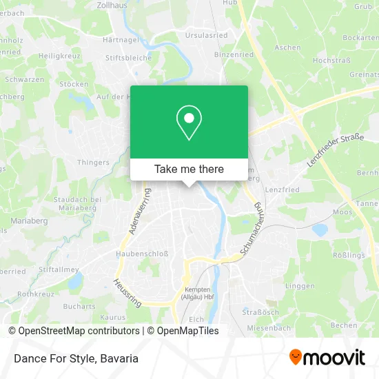 Dance For Style map
