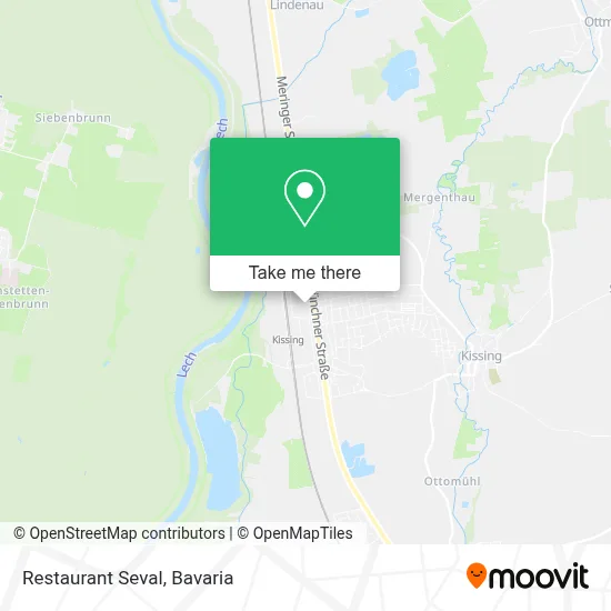 Restaurant Seval map