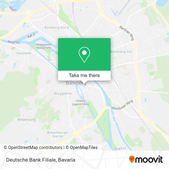 Deutsche Bank Filiale map