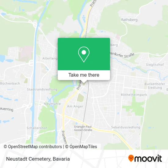 Neustadt Cemetery map