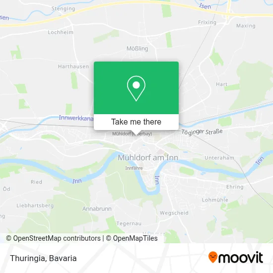 Thuringia map
