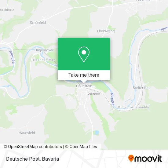 Deutsche Post map