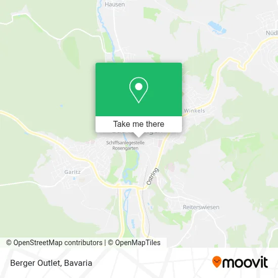 Berger Outlet map