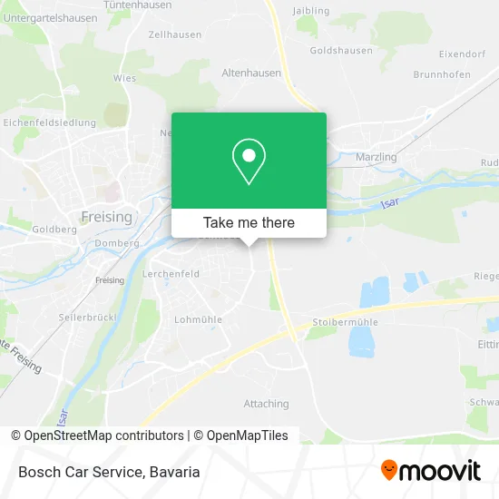Bosch Car Service map
