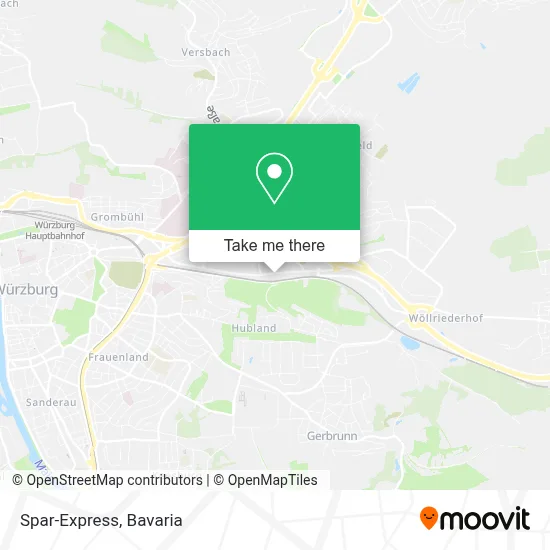 Spar-Express map