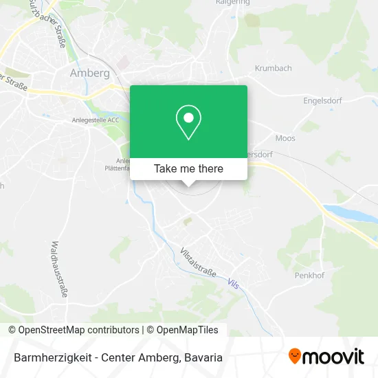 Barmherzigkeit - Center Amberg map
