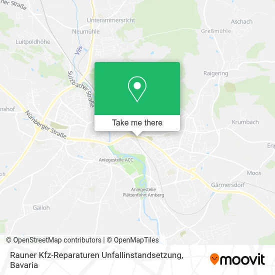 Rauner Kfz-Reparaturen Unfallinstandsetzung map