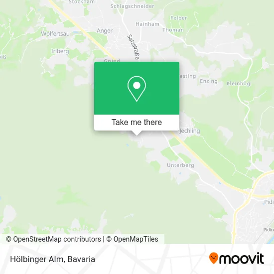 Hölbinger Alm map