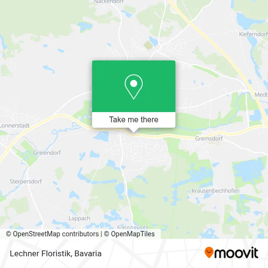 Lechner Floristik map
