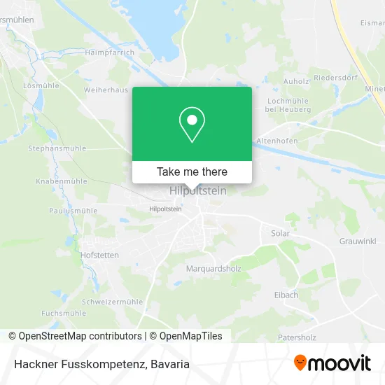 Hackner Fusskompetenz map