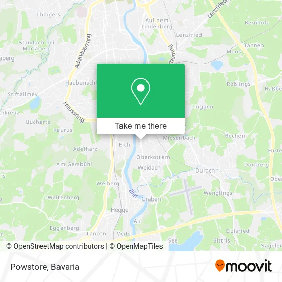 Powstore map