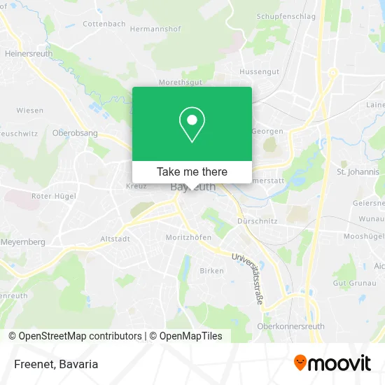 Freenet map