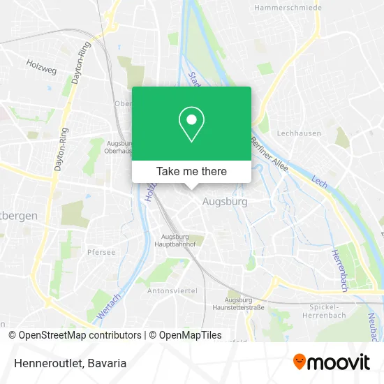 Henneroutlet map