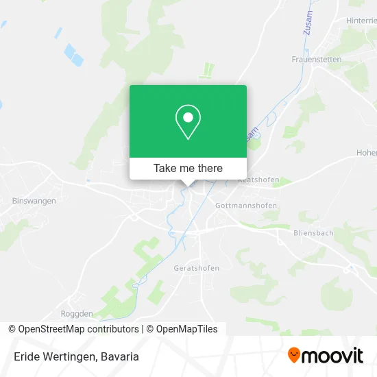 Eride Wertingen map