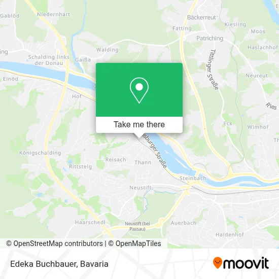Edeka Buchbauer map