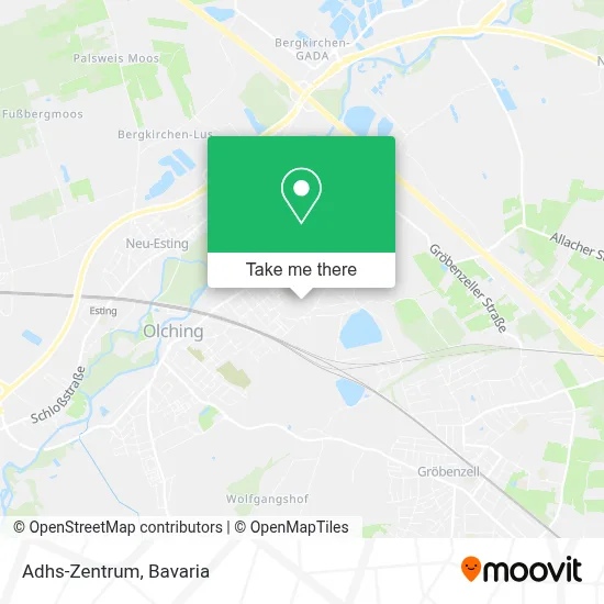 Adhs-Zentrum map