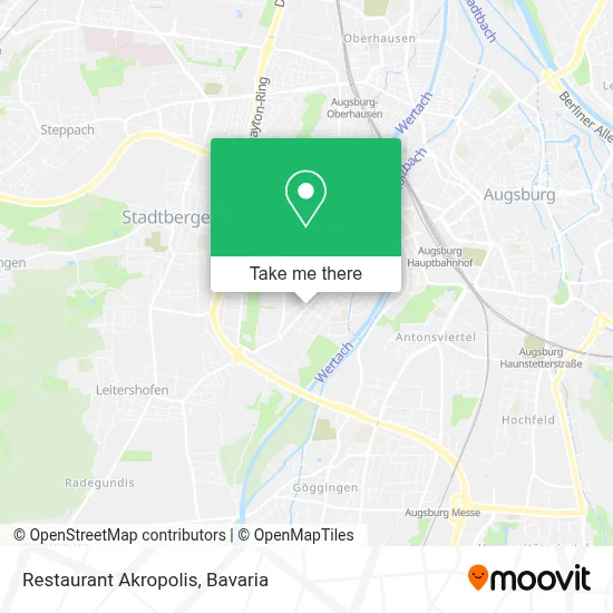 Restaurant Akropolis map