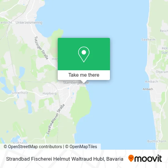Strandbad Fischerei Helmut Waltraud Hubl map
