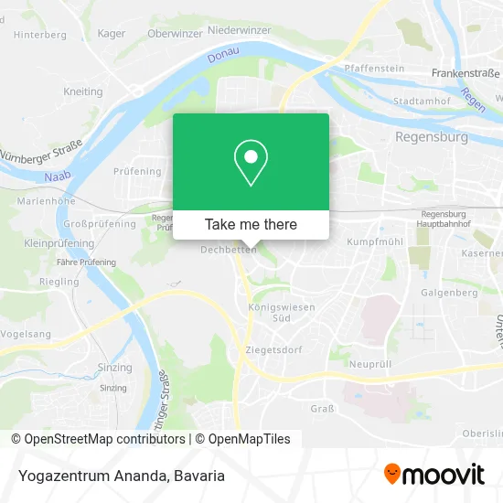Yogazentrum Ananda map